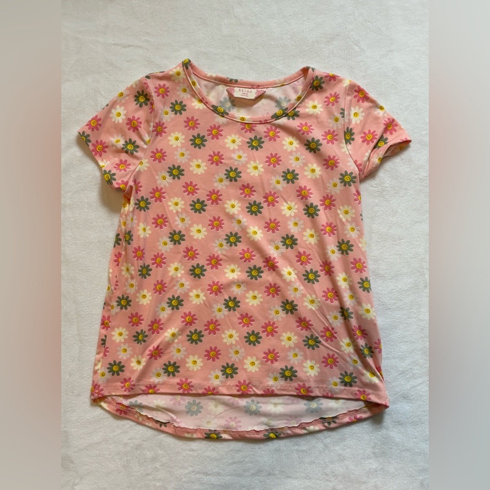 Floral Pink Kids Tee